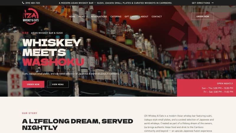 IZA Whiskey & Eats